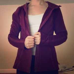 Burgundy Athleta Jacket